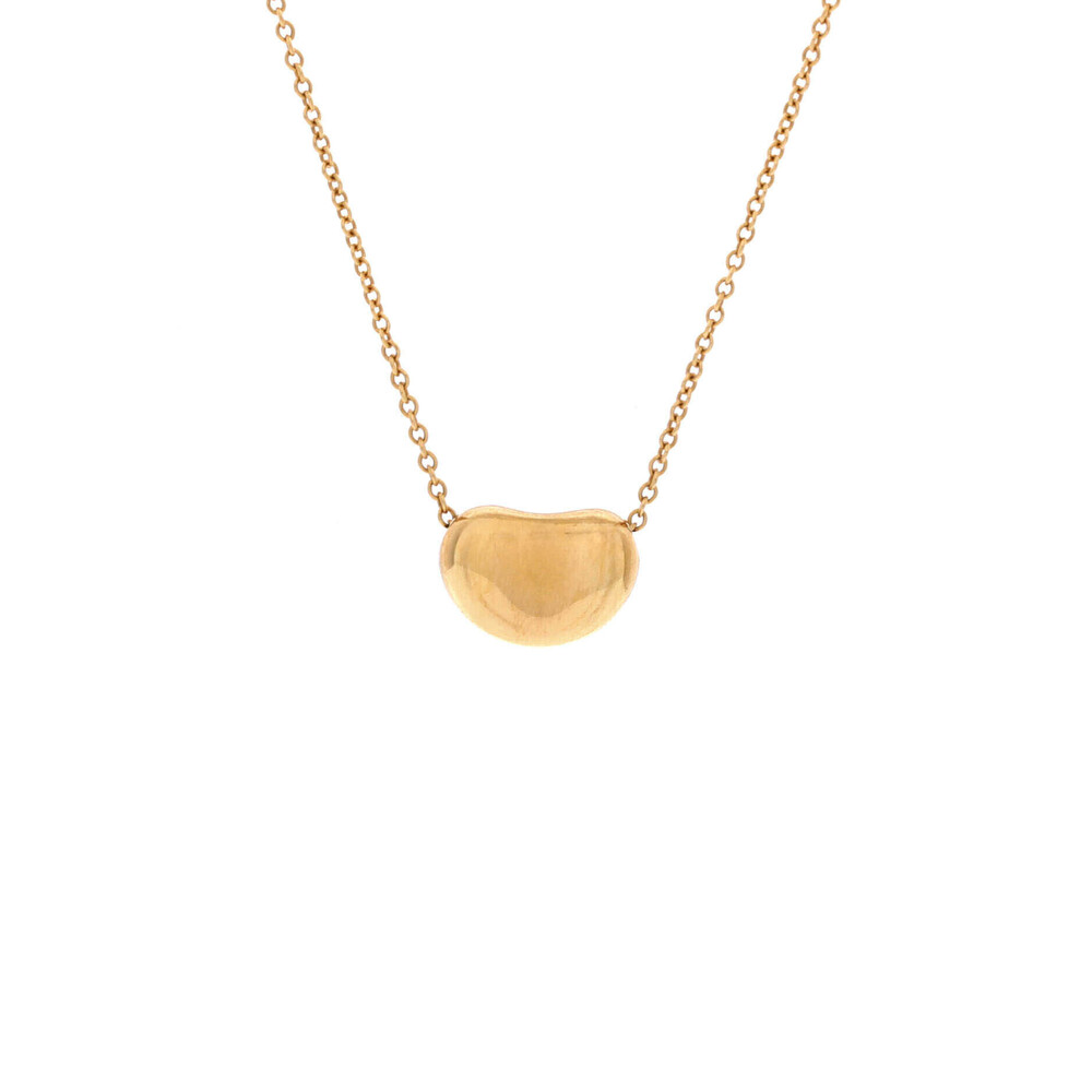 Tiffany & Co. 7mm Elsa Peretti Bean Pendant Necklace